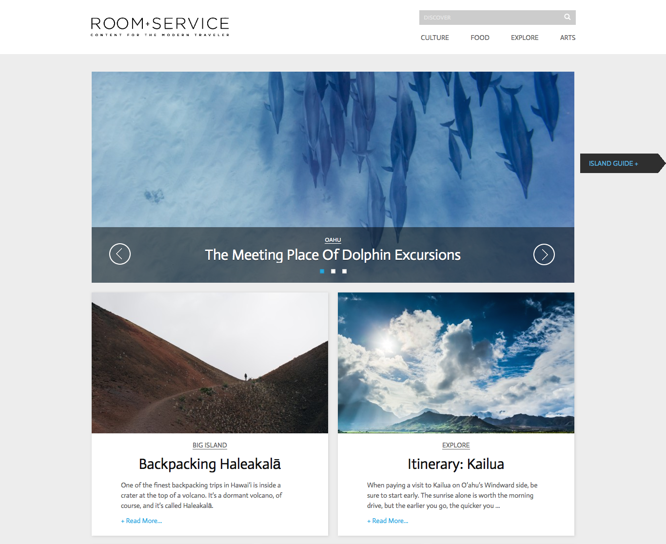 Room and Service WordPress website